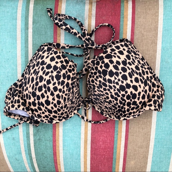 Victoria's Secret Other - Cheetah Print Bathing Suit Top